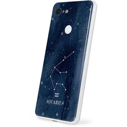 Aquarius Constellation Google Pixel 3 Skin